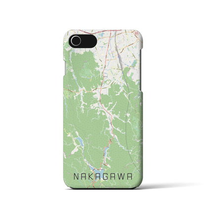 【那珂川（福岡県）】地図柄iPhoneケース（バックカバータイプ）