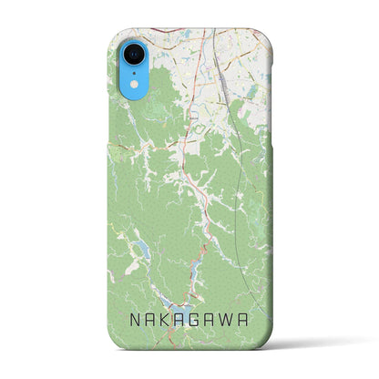 【那珂川（福岡県）】地図柄iPhoneケース（バックカバータイプ）