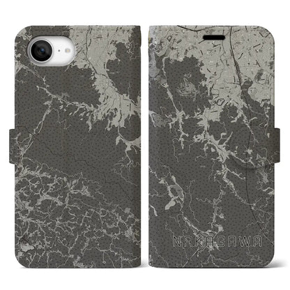 【那珂川（福岡県）】地図柄iPhoneケース（手帳タイプ）