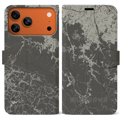 【那珂川（福岡県）】地図柄iPhoneケース（手帳タイプ）