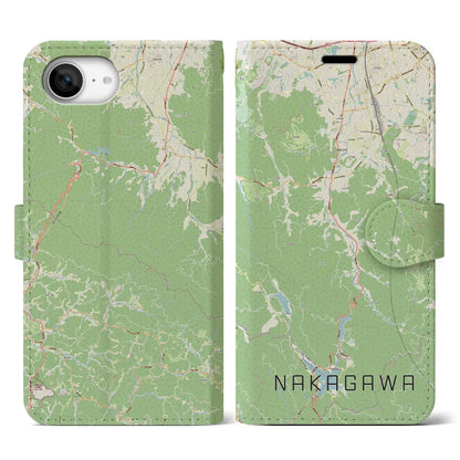 【那珂川（福岡県）】地図柄iPhoneケース（手帳タイプ）