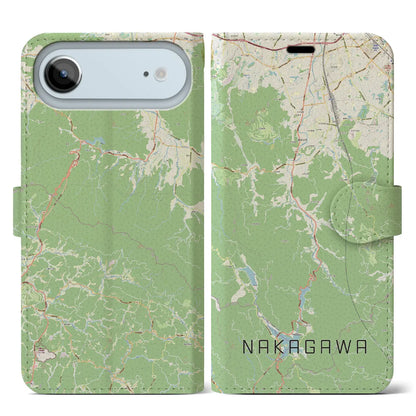 【那珂川（福岡県）】地図柄iPhoneケース（手帳タイプ）