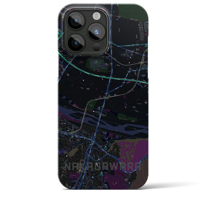 【中河原（東京都）】地図柄iPhoneケース（バックカバータイプ）