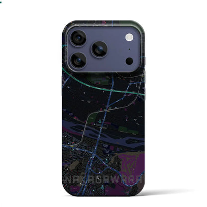 【中河原（東京都）】地図柄iPhoneケース（バックカバータイプ）