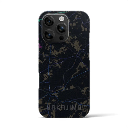 【中島（福島県）】地図柄iPhoneケース（バックカバータイプ）