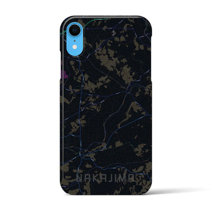 【中島（福島県）】地図柄iPhoneケース（バックカバータイプ）