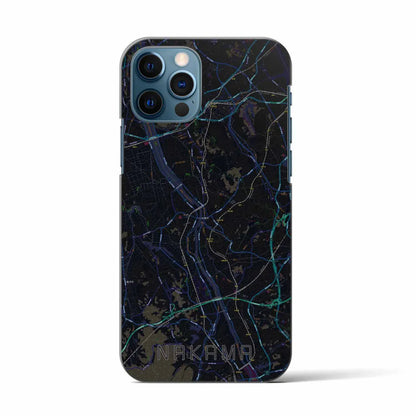 【中間（福岡県）】地図柄iPhoneケース（バックカバータイプ）