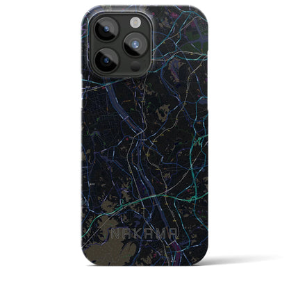 【中間（福岡県）】地図柄iPhoneケース（バックカバータイプ）