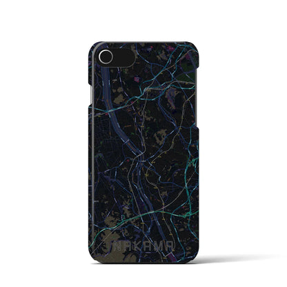 【中間（福岡県）】地図柄iPhoneケース（バックカバータイプ）