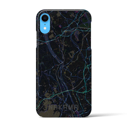 【中間（福岡県）】地図柄iPhoneケース（バックカバータイプ）