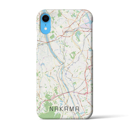 【中間（福岡県）】地図柄iPhoneケース（バックカバータイプ）