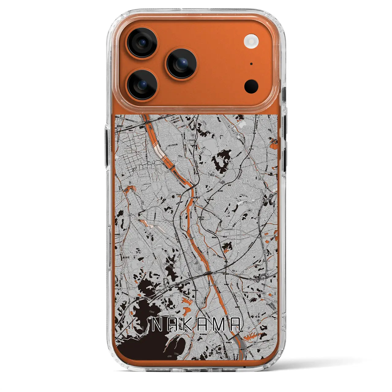 【中間（福岡県）】地図柄iPhoneケース（MagSafeタイプ）