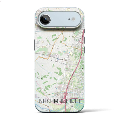 【仲町台（神奈川県）】地図柄iPhoneケース（バックカバータイプ）