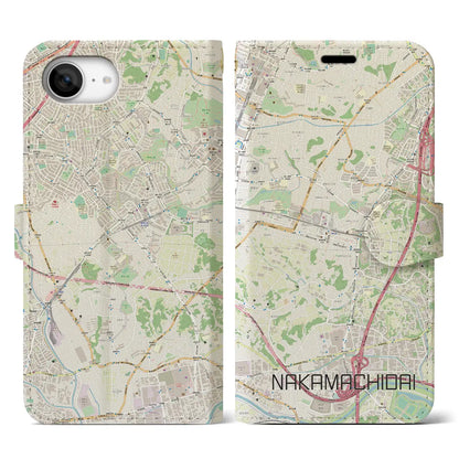 【仲町台（神奈川県）】地図柄iPhoneケース（手帳タイプ）