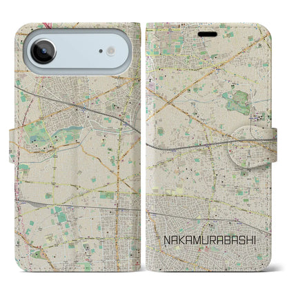 【中村橋（東京都）】地図柄iPhoneケース（手帳タイプ）