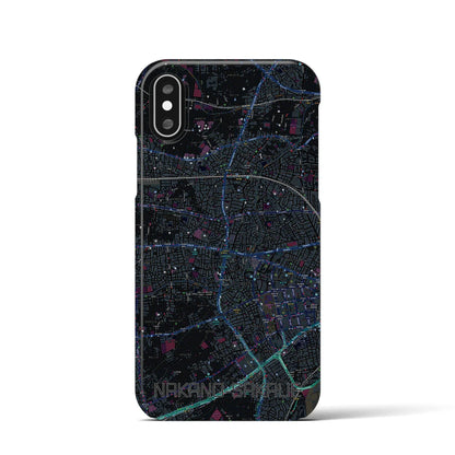 【中野坂上（東京都）】地図柄iPhoneケース（バックカバータイプ）