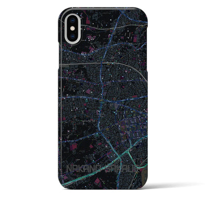 【中野坂上（東京都）】地図柄iPhoneケース（バックカバータイプ）