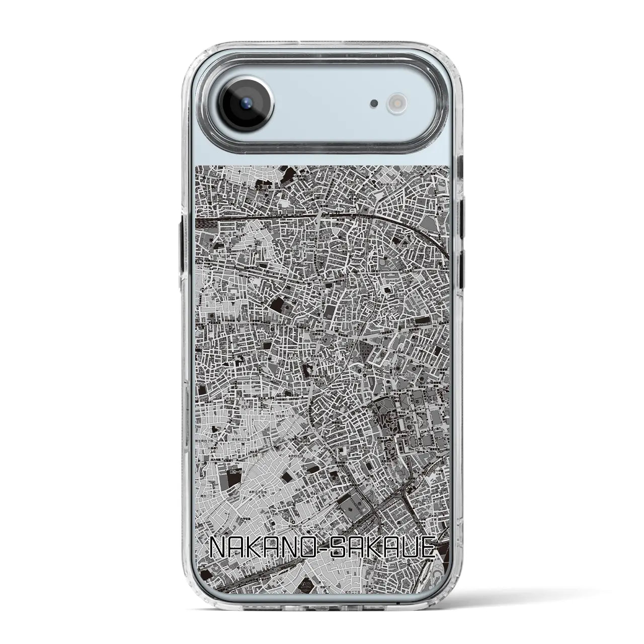 【中野坂上（東京都）】地図柄iPhoneケース（MagSafeタイプ）