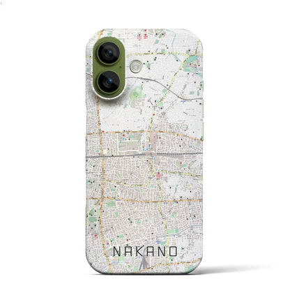 【中野2（東京都）】地図柄iPhoneケース（バックカバータイプ）