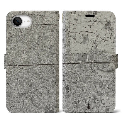 【中野2（東京都）】地図柄iPhoneケース（手帳タイプ）