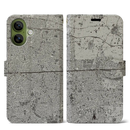 【中野2（東京都）】地図柄iPhoneケース（手帳タイプ）