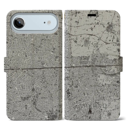 【中野2（東京都）】地図柄iPhoneケース（手帳タイプ）