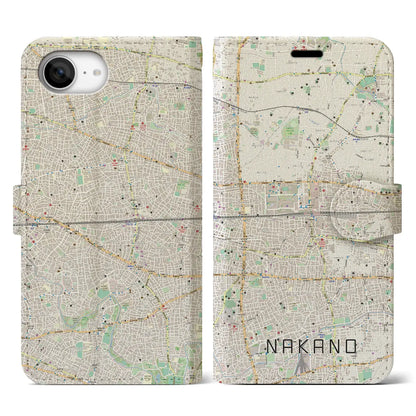 【中野2（東京都）】地図柄iPhoneケース（手帳タイプ）