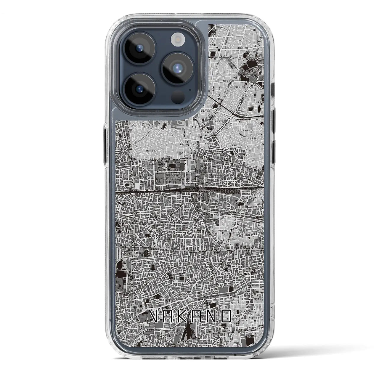 【中野2（東京都）】地図柄iPhoneケース（MagSafeタイプ）