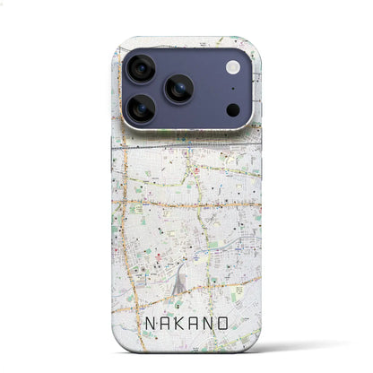 【中野（東京都）】地図柄iPhoneケース（バックカバータイプ）