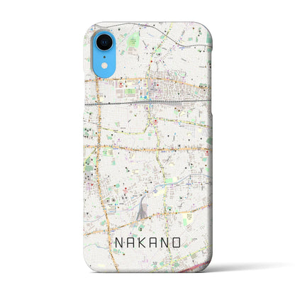 【中野（東京都）】地図柄iPhoneケース（バックカバータイプ）