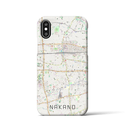 【中野（東京都）】地図柄iPhoneケース（バックカバータイプ）