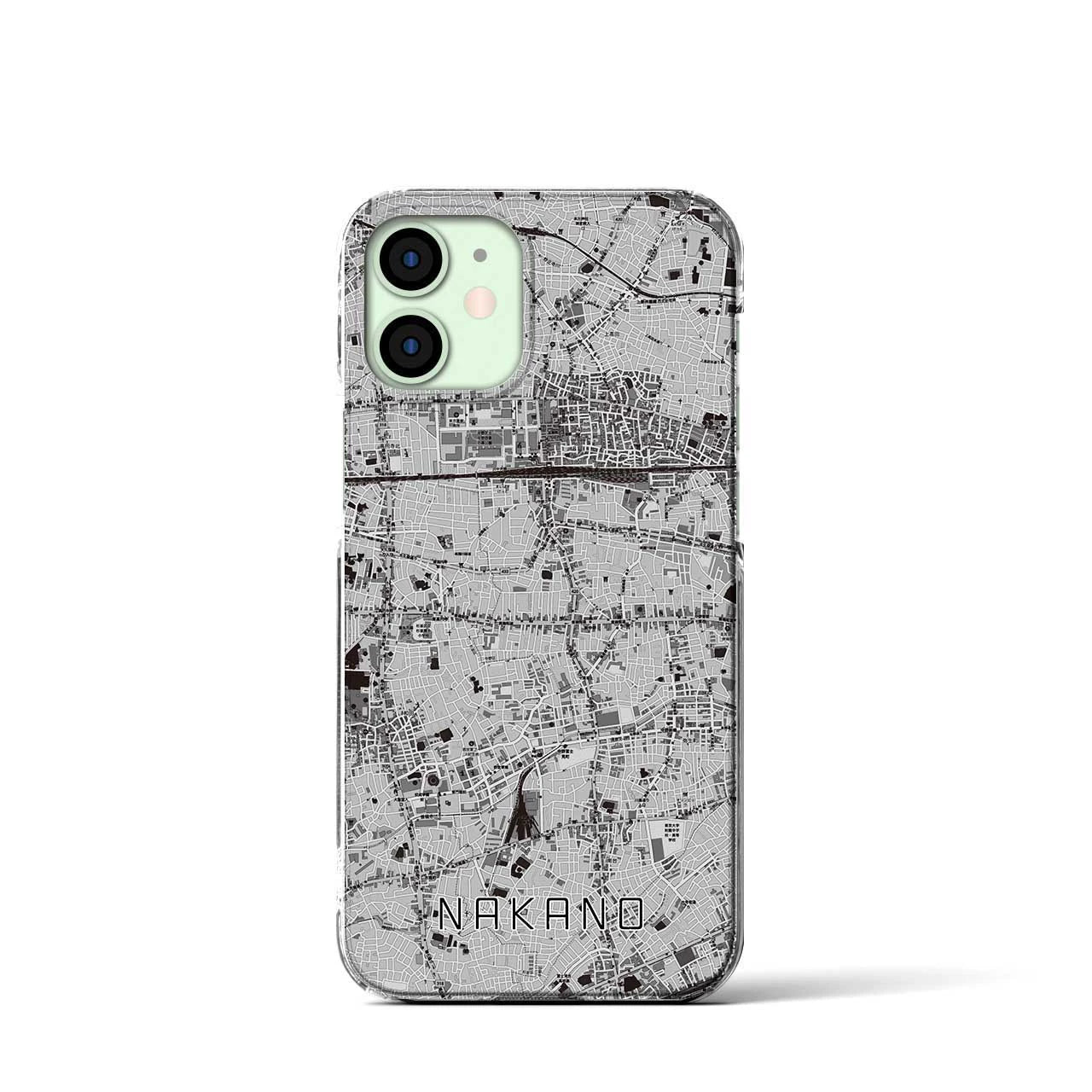 【中野（東京都）】地図柄iPhoneケース（クリアタイプ）