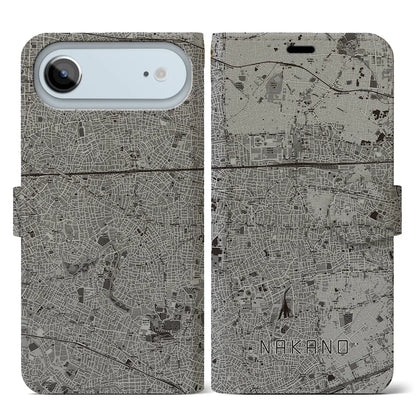 【中野（東京都）】地図柄iPhoneケース（手帳タイプ）