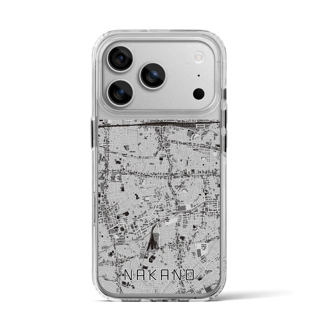 【中野（東京都）】地図柄iPhoneケース（MagSafeタイプ）