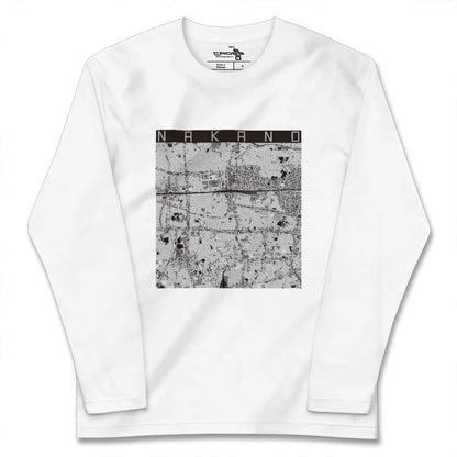 【中野（東京都）】地図柄ロングスリーブTシャツ