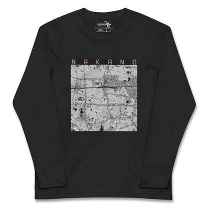 【中野（東京都）】地図柄ロングスリーブTシャツ