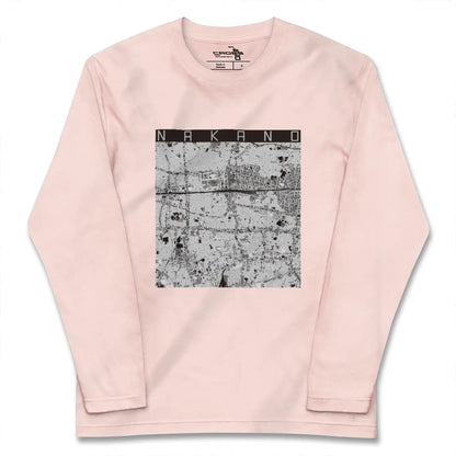 【中野（東京都）】地図柄ロングスリーブTシャツ