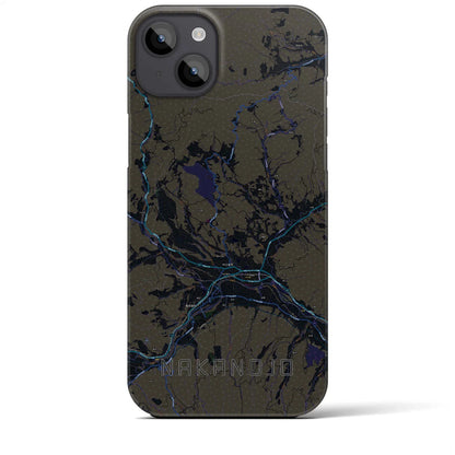 【中之条（群馬県）】地図柄iPhoneケース（バックカバータイプ）