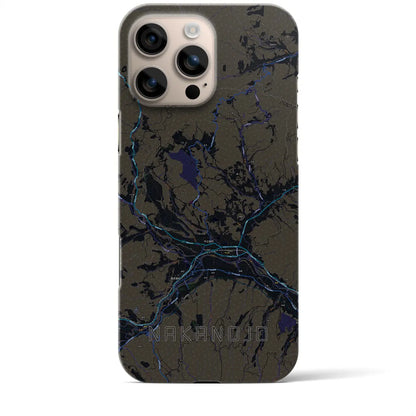 【中之条（群馬県）】地図柄iPhoneケース（バックカバータイプ）