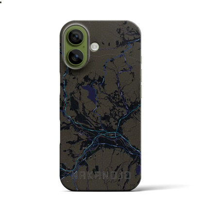 【中之条（群馬県）】地図柄iPhoneケース（バックカバータイプ）