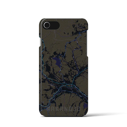 【中之条（群馬県）】地図柄iPhoneケース（バックカバータイプ）