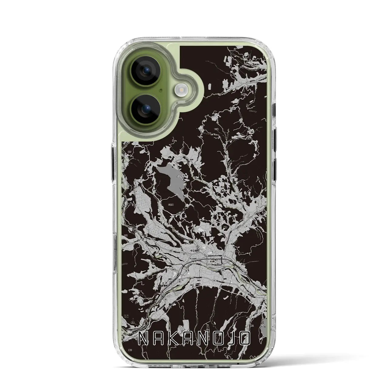 【中之条（群馬県）】地図柄iPhoneケース（MagSafeタイプ）