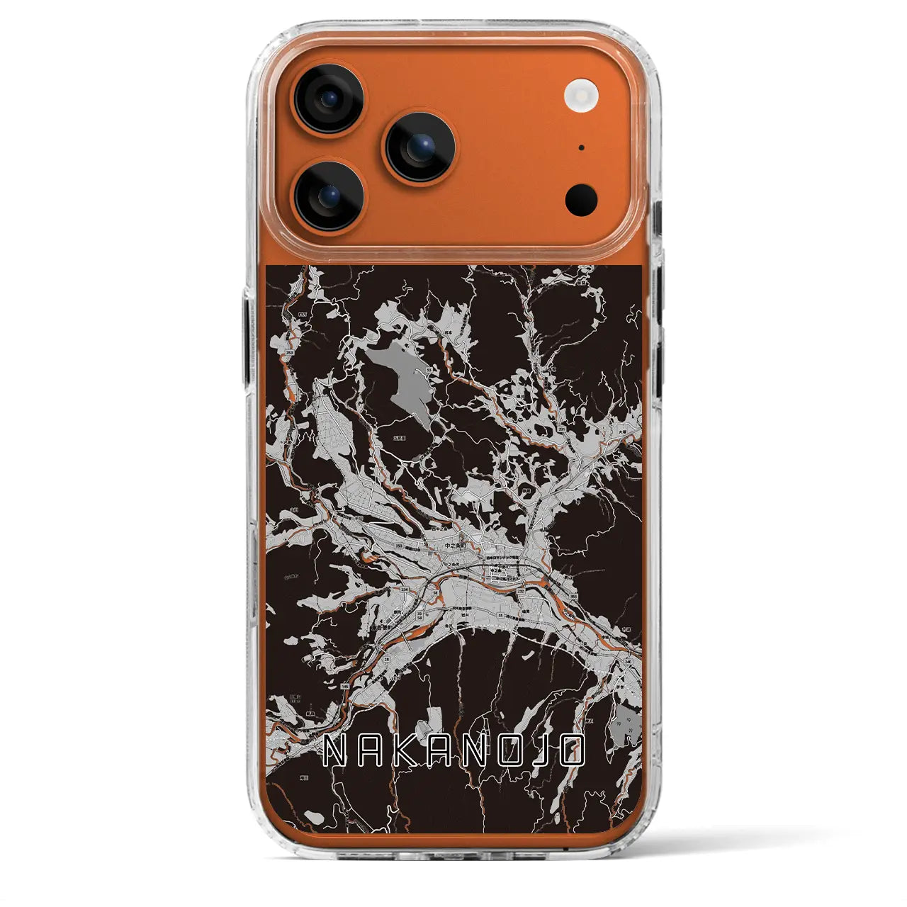 【中之条（群馬県）】地図柄iPhoneケース（MagSafeタイプ）