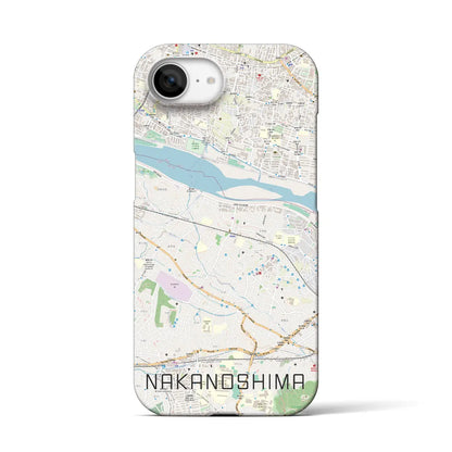 【中野島（神奈川県）】地図柄iPhoneケース（バックカバータイプ）