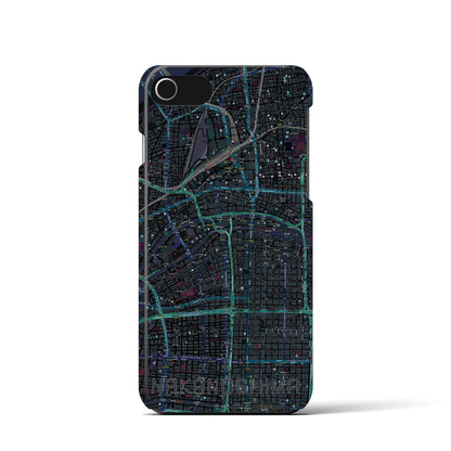 【中之島（大阪府）】地図柄iPhoneケース（バックカバータイプ）