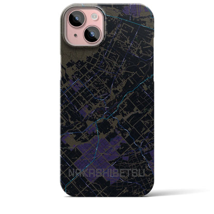 【中標津（北海道）】地図柄iPhoneケース（バックカバータイプ）