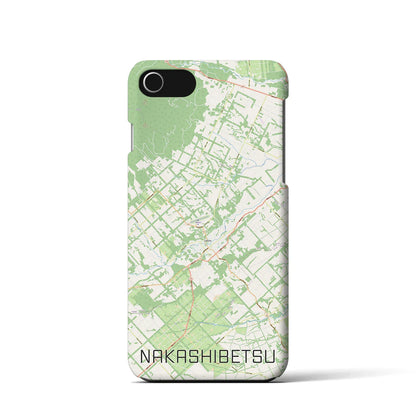 【中標津（北海道）】地図柄iPhoneケース（バックカバータイプ）