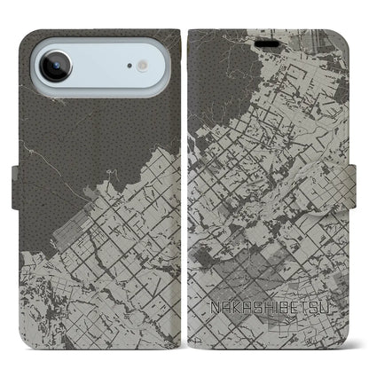 【中標津（北海道）】地図柄iPhoneケース（手帳タイプ）