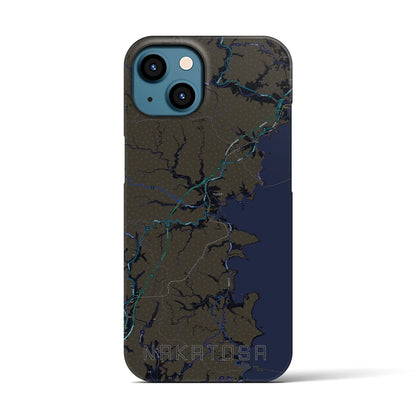 【中土佐（高知県）】地図柄iPhoneケース（バックカバータイプ）