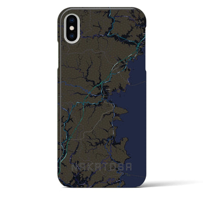 【中土佐（高知県）】地図柄iPhoneケース（バックカバータイプ）